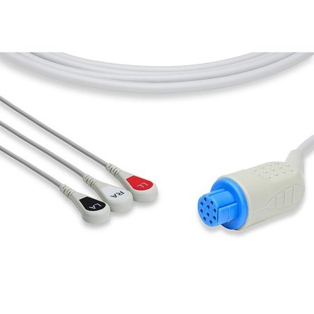 ILB GOLD Replacement For Datex Ohmeda, S/5 Compact Direct-Connect Ecg Cables S/5 COMPACT DIRECT-CONNECT ECG CABLES